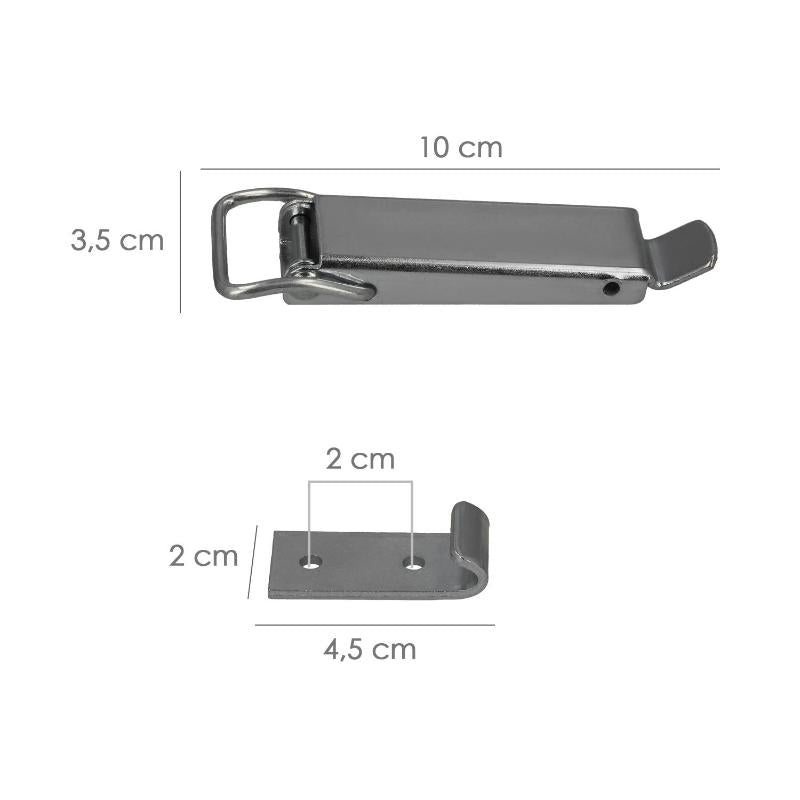 Cierre Caja Con Enganche Plano 100 Mm. (caja 25 Unidades)_1