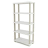 Estante de 90 cm com 5 prateleiras Space Saver Plastiken Bege