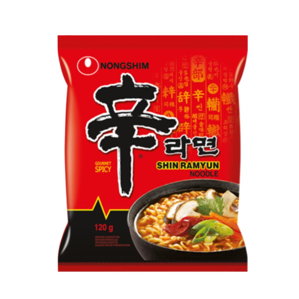 Noodles instantâneos, Shin Ramyun Nong Shim muito picante 120g