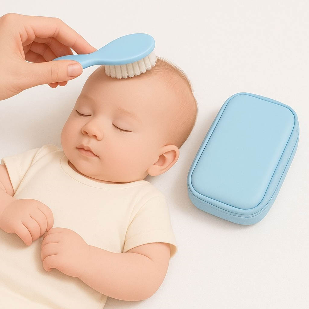 Bathby | Set De Manicura, Higiene Y Cuidado Para Bebé, Color Azul_5