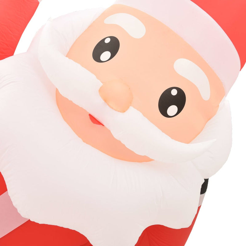 Vidaxl Papá Noel De Navidad Inflable Con Led Rojo Ip44 360 Cm Xxl_5