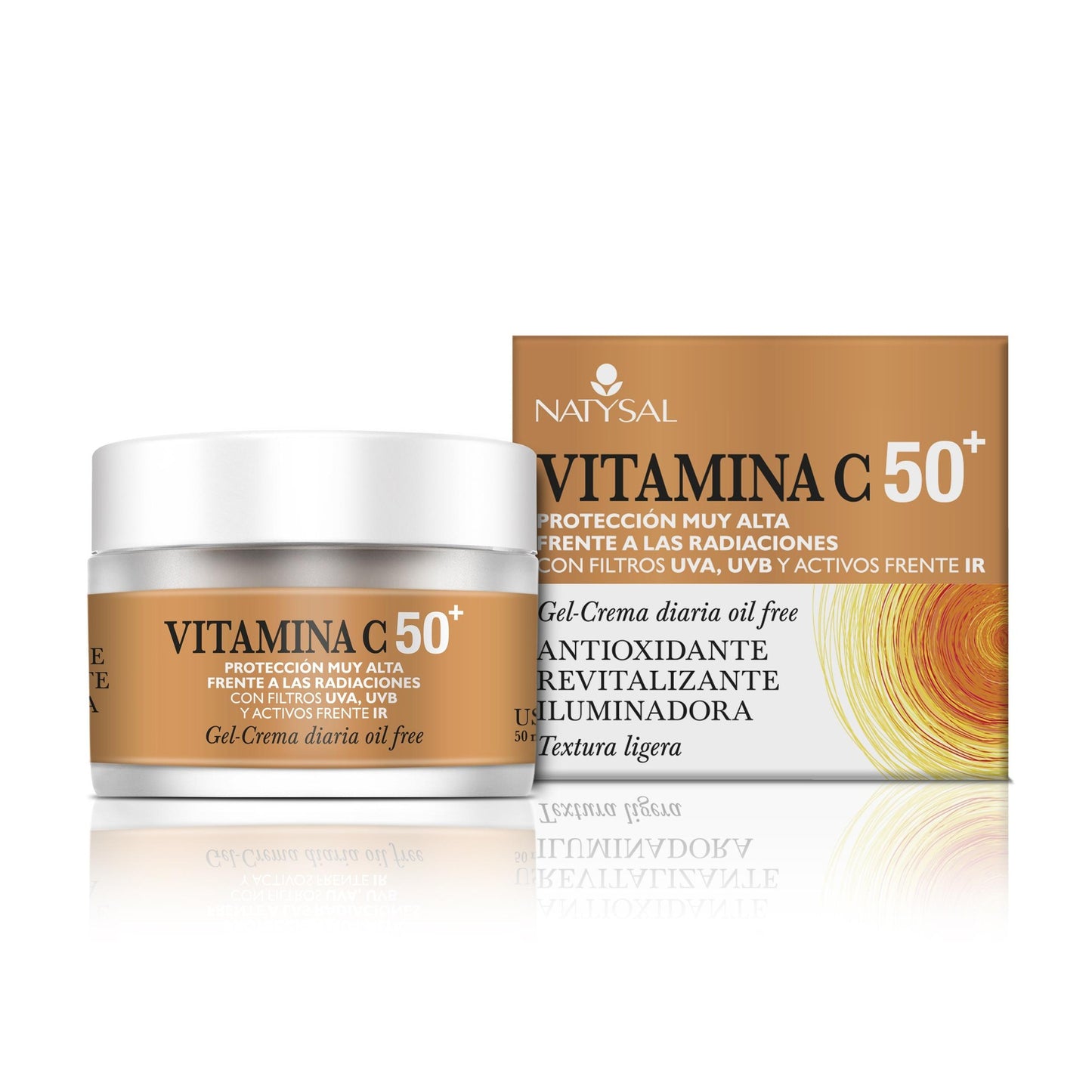 Creme de vitamina C FPS50 + Natysal 50 ml