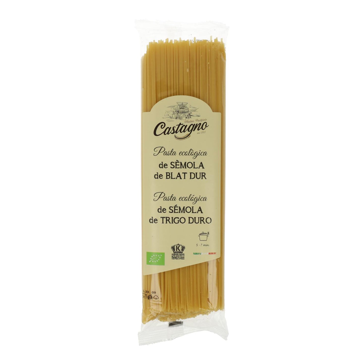 Esparguete de Trigo Duro ECO Castagno 500 g