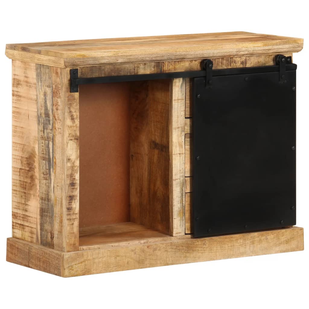 Aparador De Madera Maciza De Mango 80x30x60 Cm_3