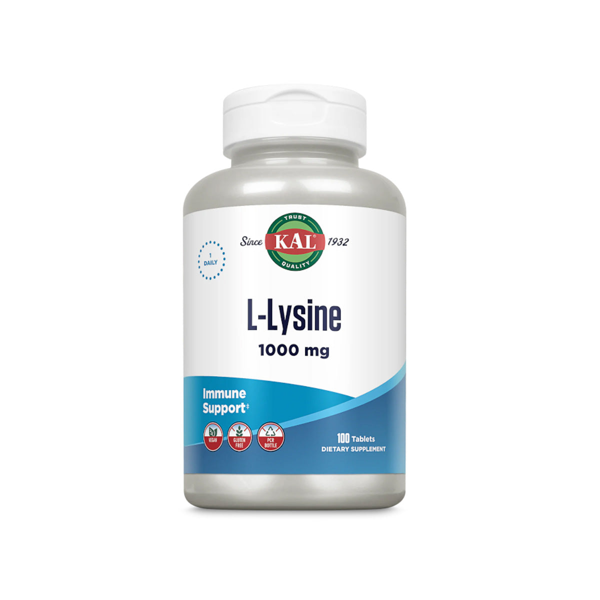 L-Lisina 1000 mg, Kal, 100 comprimidos