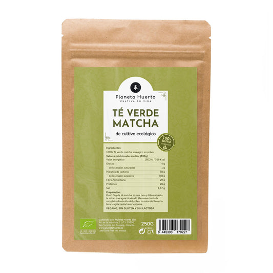 Chá Matcha em Pó ECO Planeta Huerto 250 g