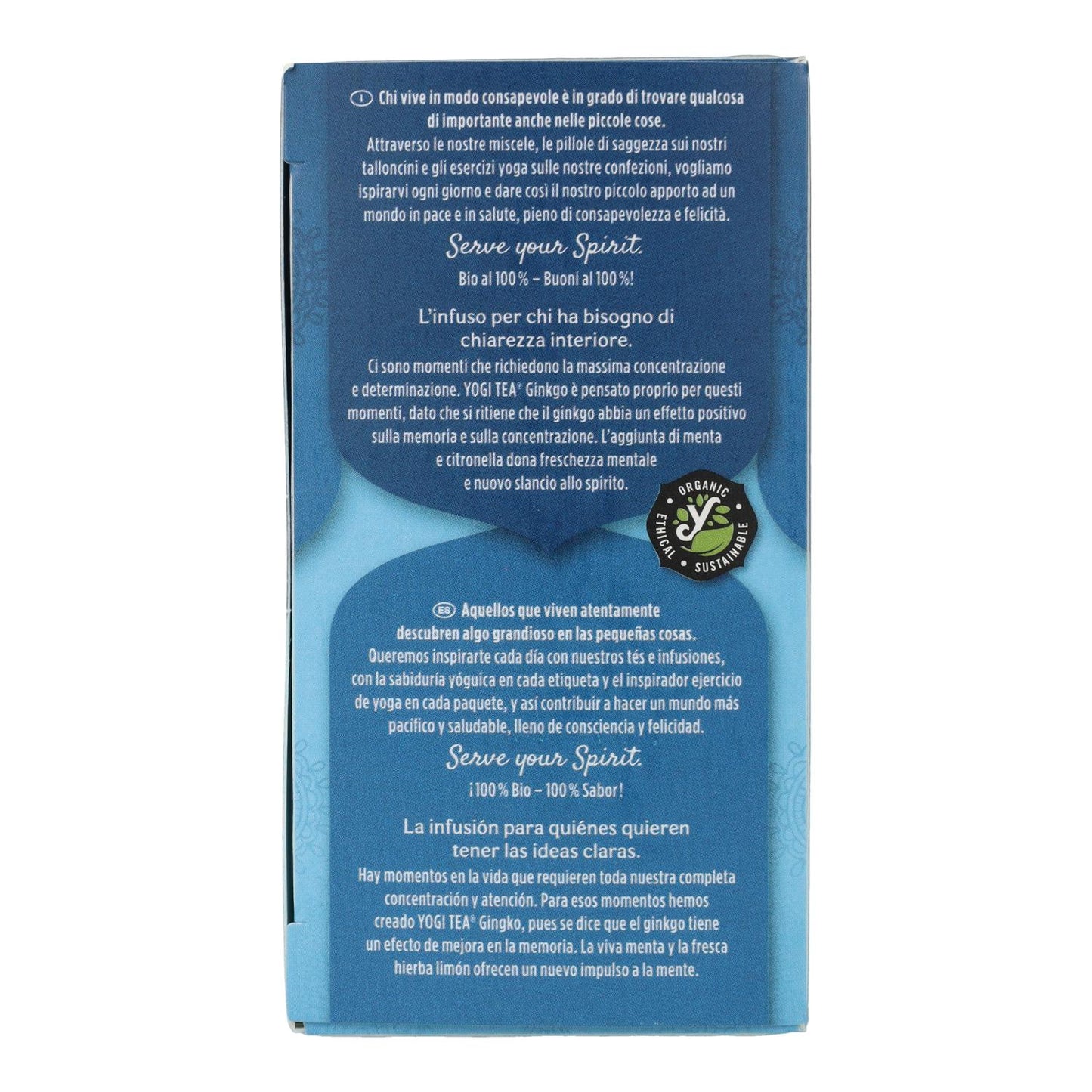 Yogi Tea BIO Gingko 17 saquetas de chá