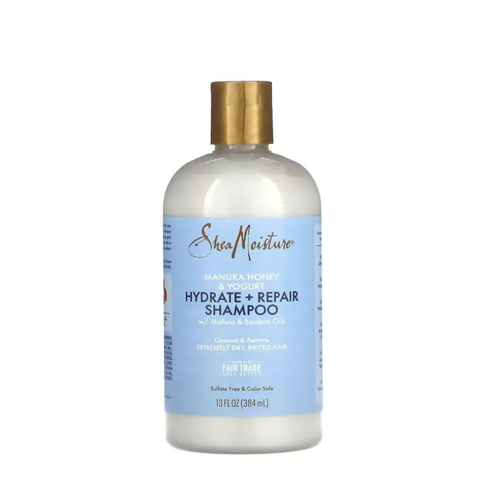 Shea Moisture Yogurt Hydrate And Manuka Honey + Repair Shampoo 384ml_0