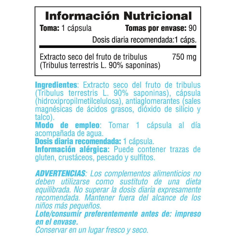 Tribulus 90 750mg - 90 Cápsulas - Tribulus - Smart Supplements_5