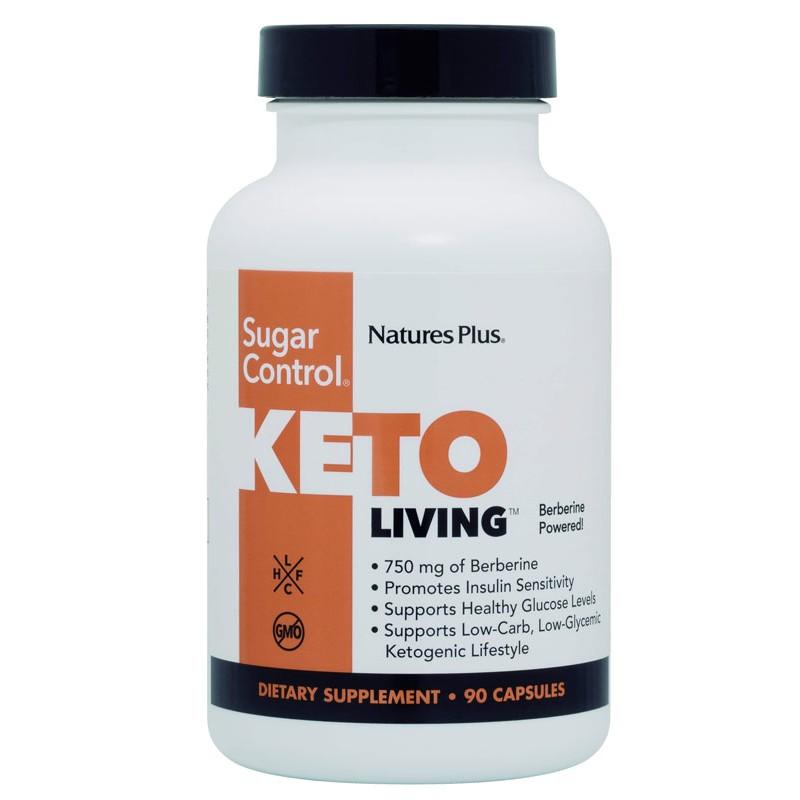 Controlo do açúcar cetogénico, Nature's Plus 90 cápsulas