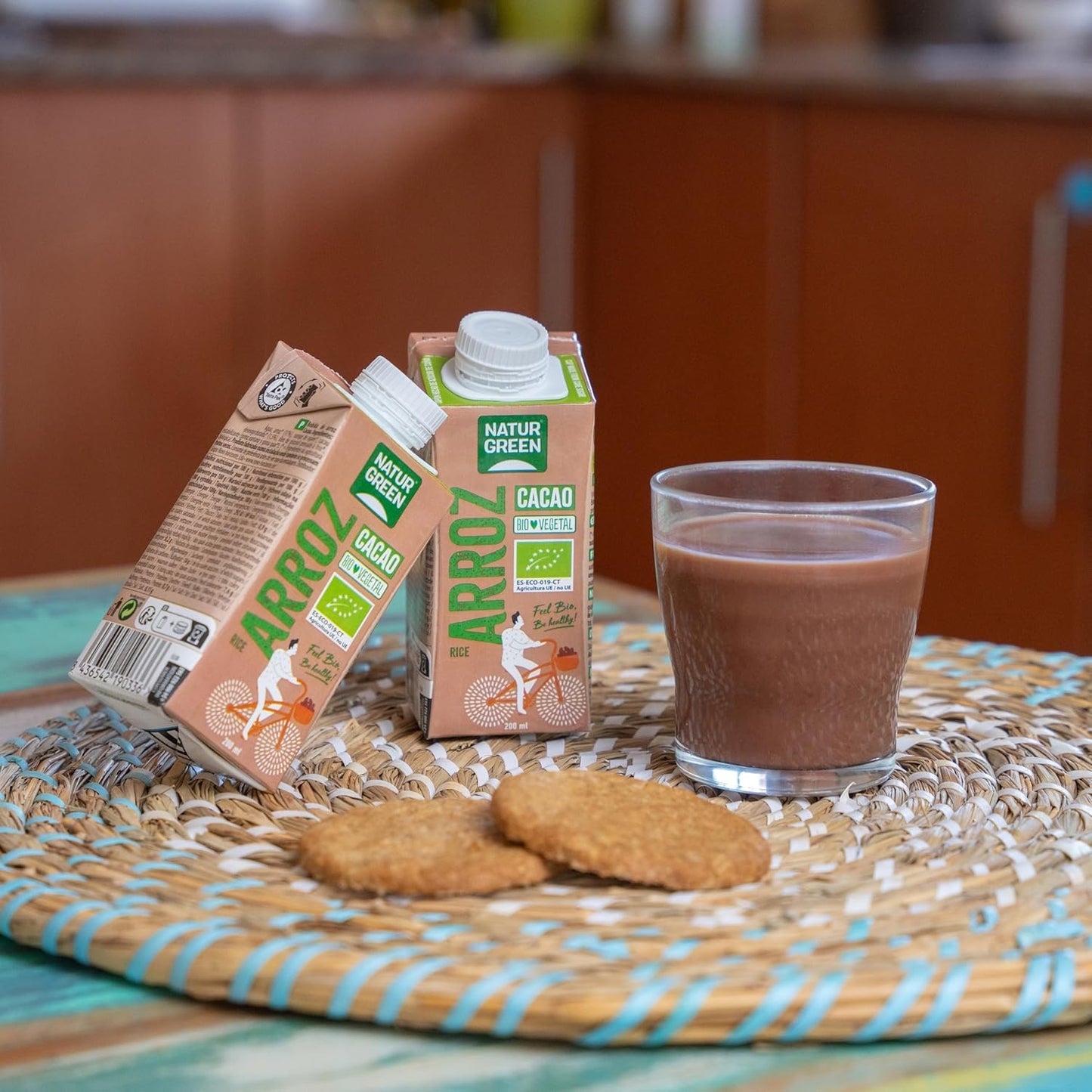 Bebida de Cacau e Arroz Biológico NaturGreen 200 ml