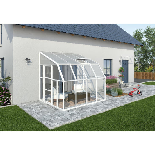 Pérgola fechada para solário 260x257 cm