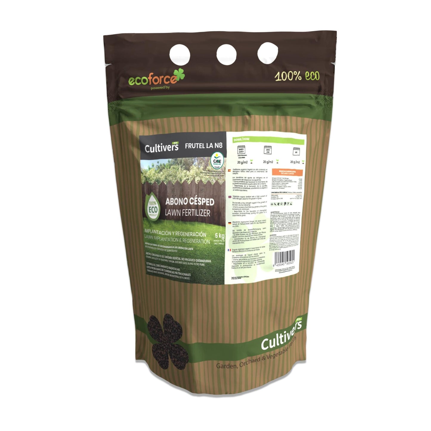 Abono Césped Ecológico Cultivers 2x1kg_2
