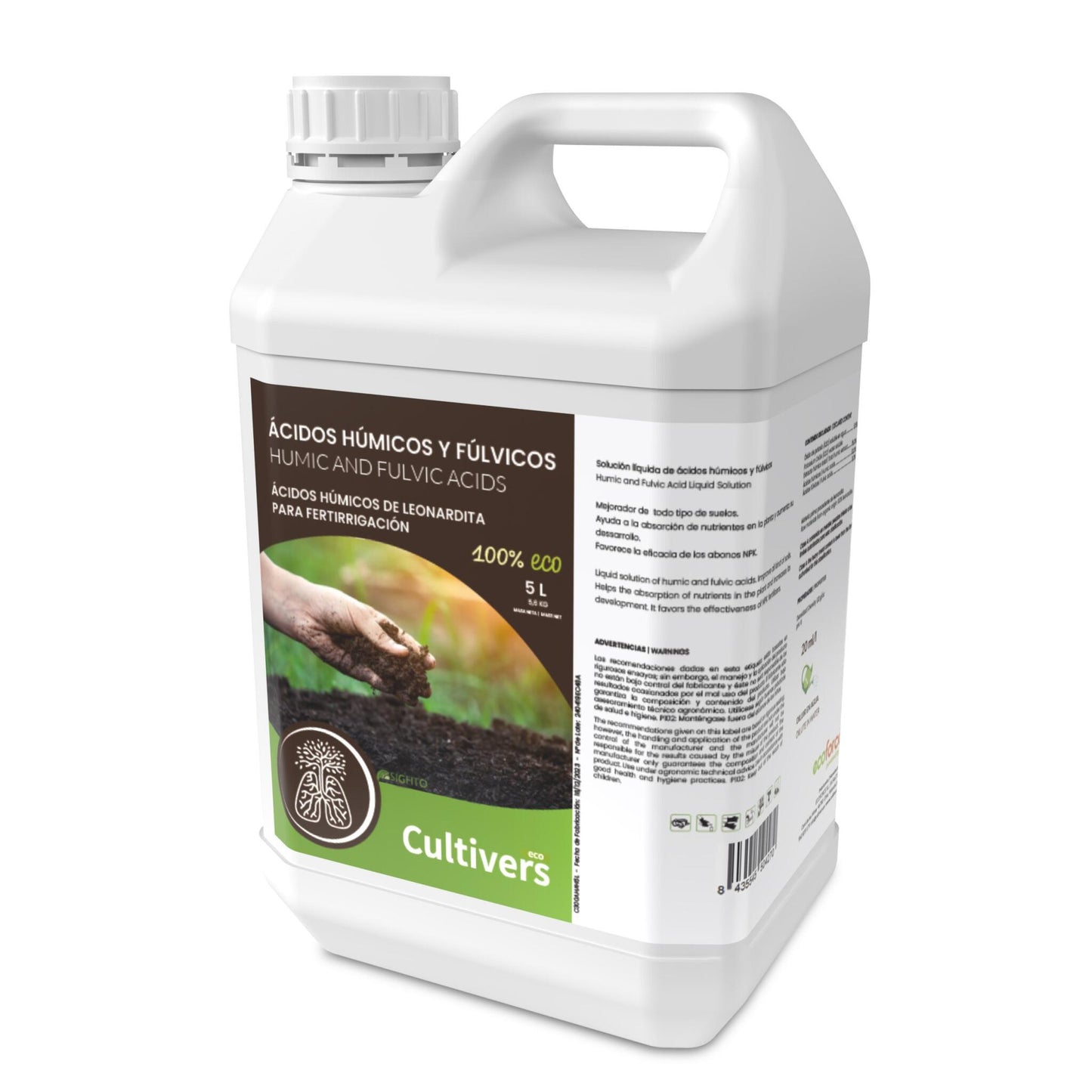 Ácidos Húmicos Líquido Cultivers 10 L_2