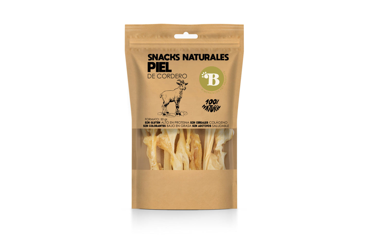 Bimordiscos Piel De Cordero Para Perros Y Gatos · 250g_2