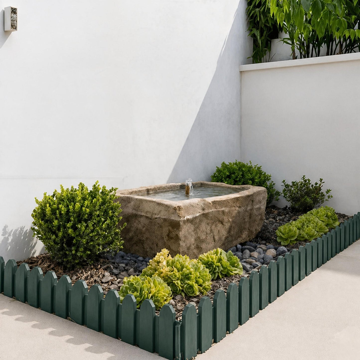 Bordura De Jardin Sierra Border 0.20x0.80 M Verde Nortene_1