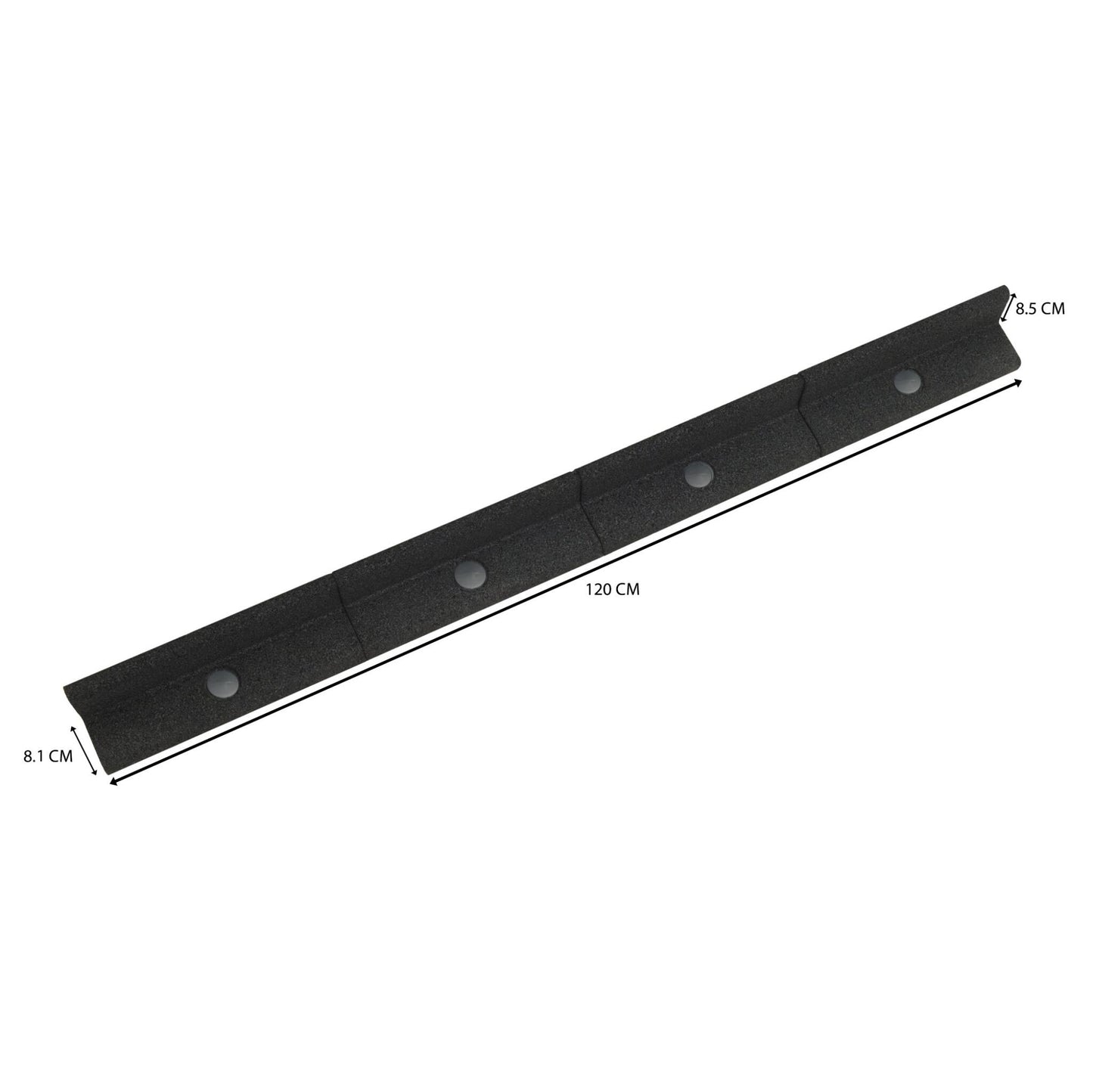 Bordura Flexible Para Jardín 9.6m Con Mazo – Negra_4