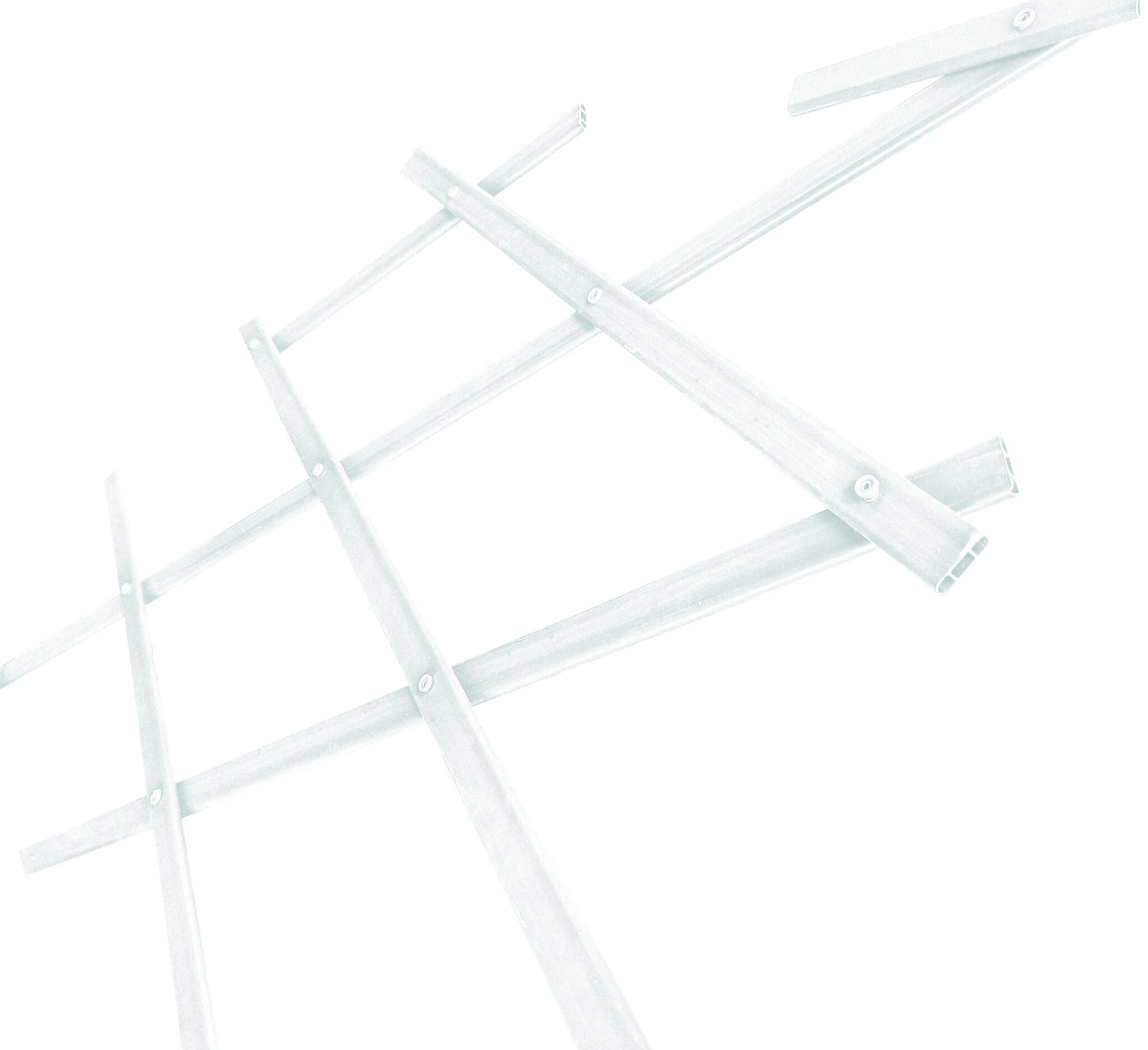 Celosia Plastica| Composicion 100% Pvc| Tutor De Plantas| Resistente| Decoracion Jardin 1x2m_3