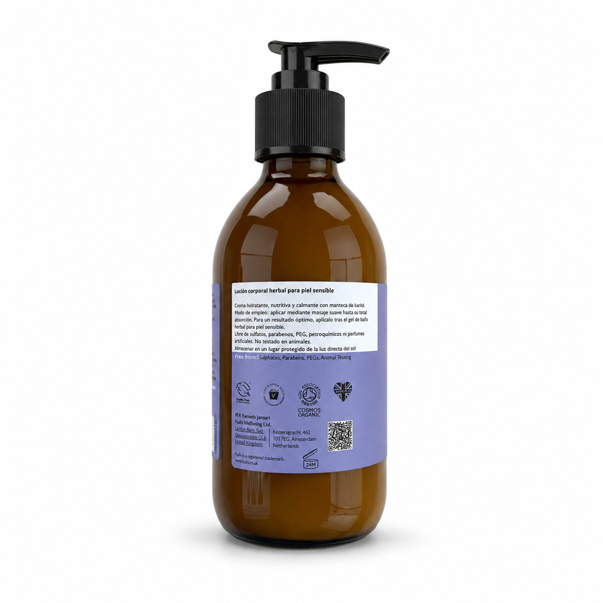 Loción Corporal Herbal Piel Sensible Fushi 230ml