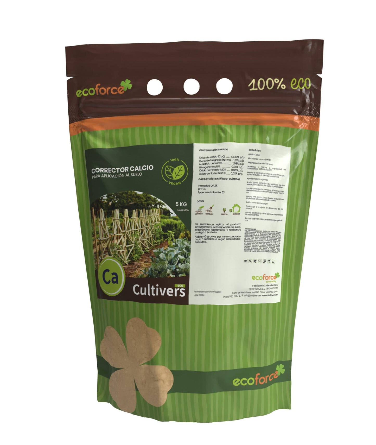 Corrector De Calcio Vegetal Cultivers 250 G_2