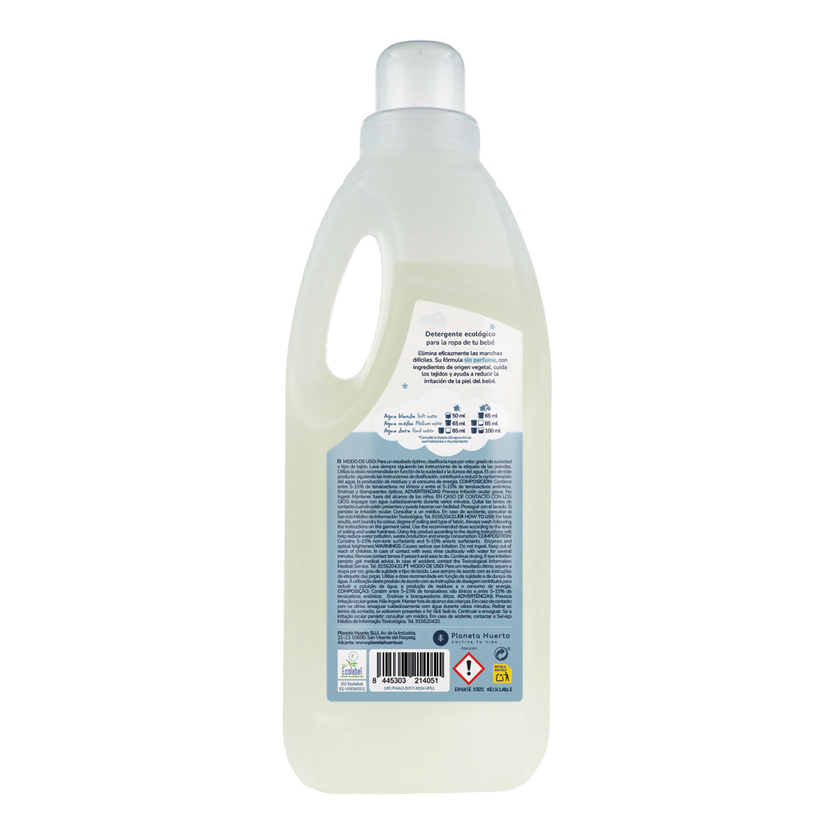 Baby Detergente suave para ropa ECO Planeta Huerto 1,5 L