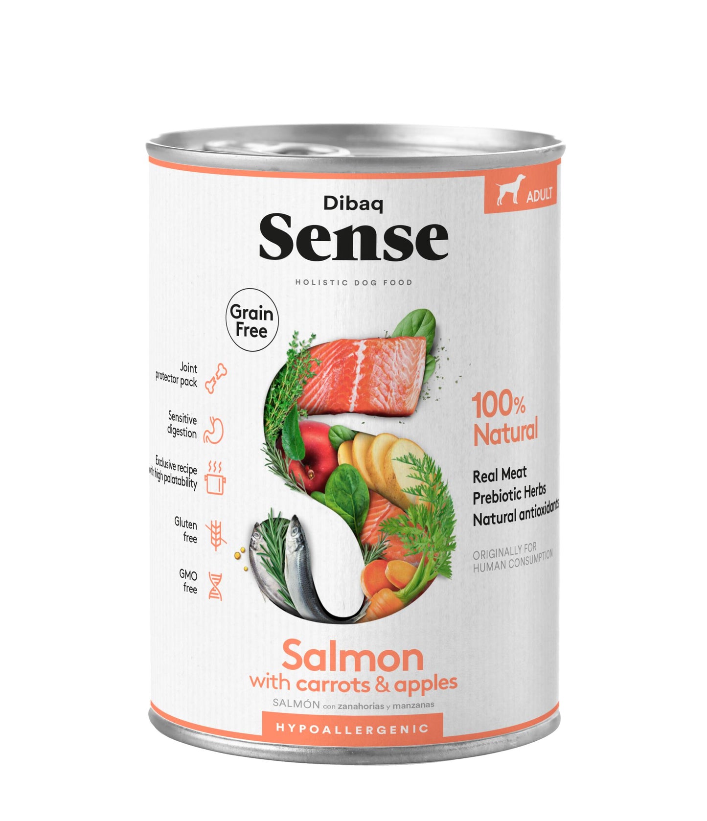 Dibaq Sense Lata Salmón 380 G_0
