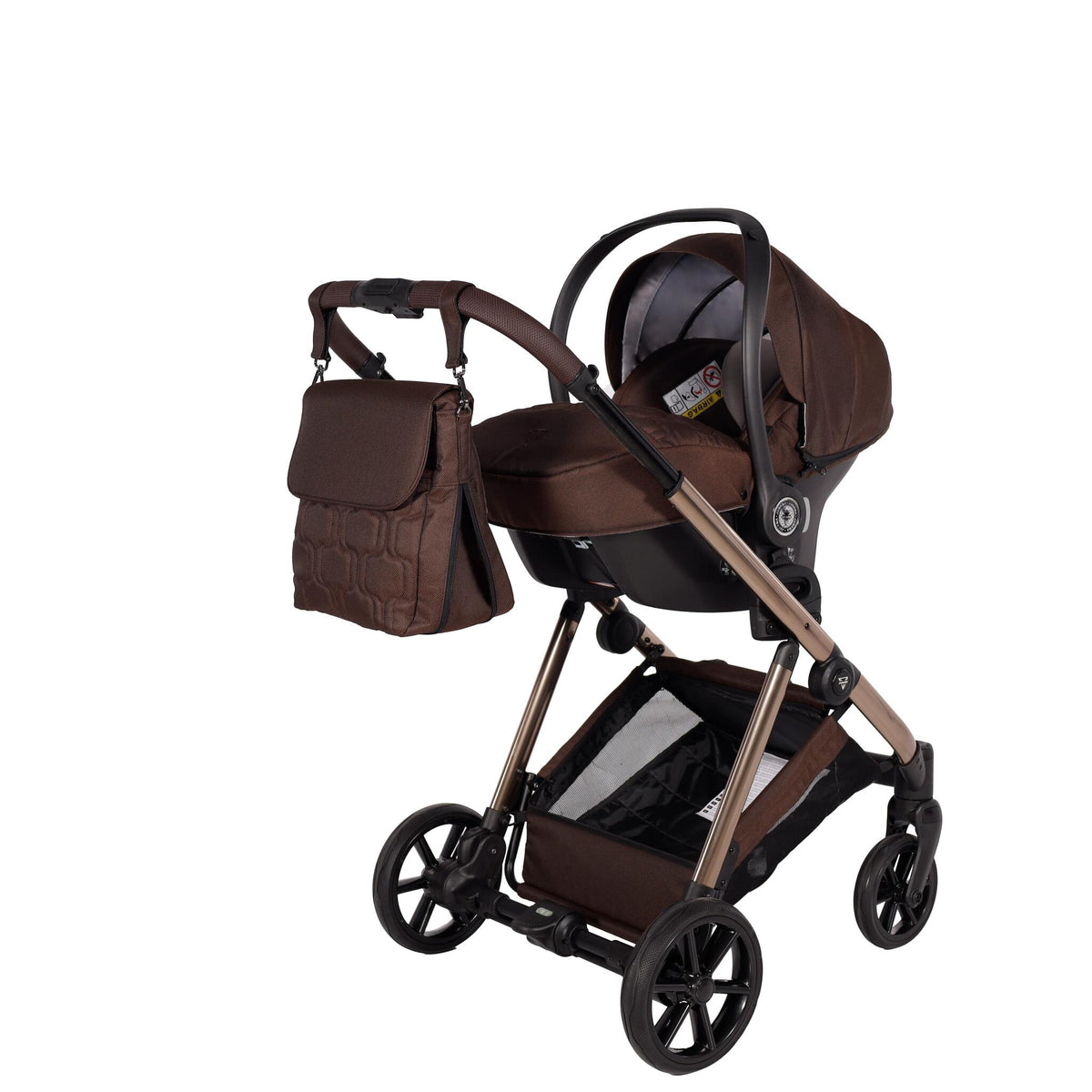 Elegant Cochecito De Bebé Duo Marron_5