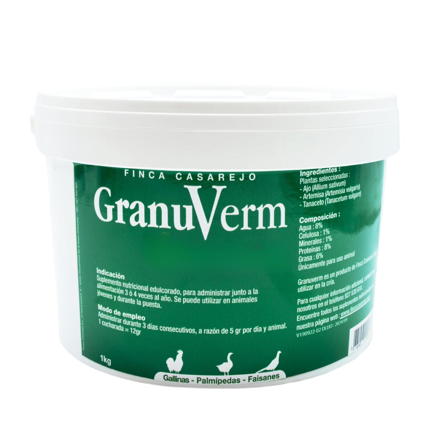 GranuVerm 5Kg – Complemento nutricional granulado para gallinas, patos y otras aves – Apoyo digestivo_0