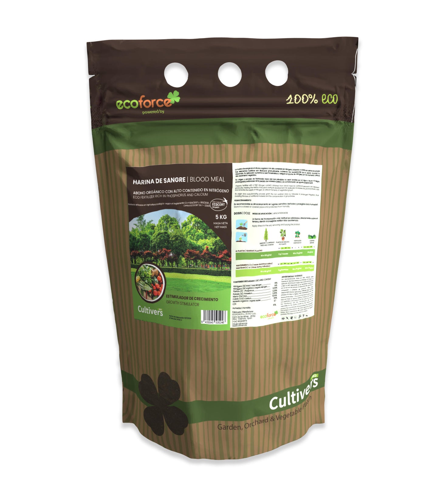 Harina De Sangre Cultivers 2x1kg_2