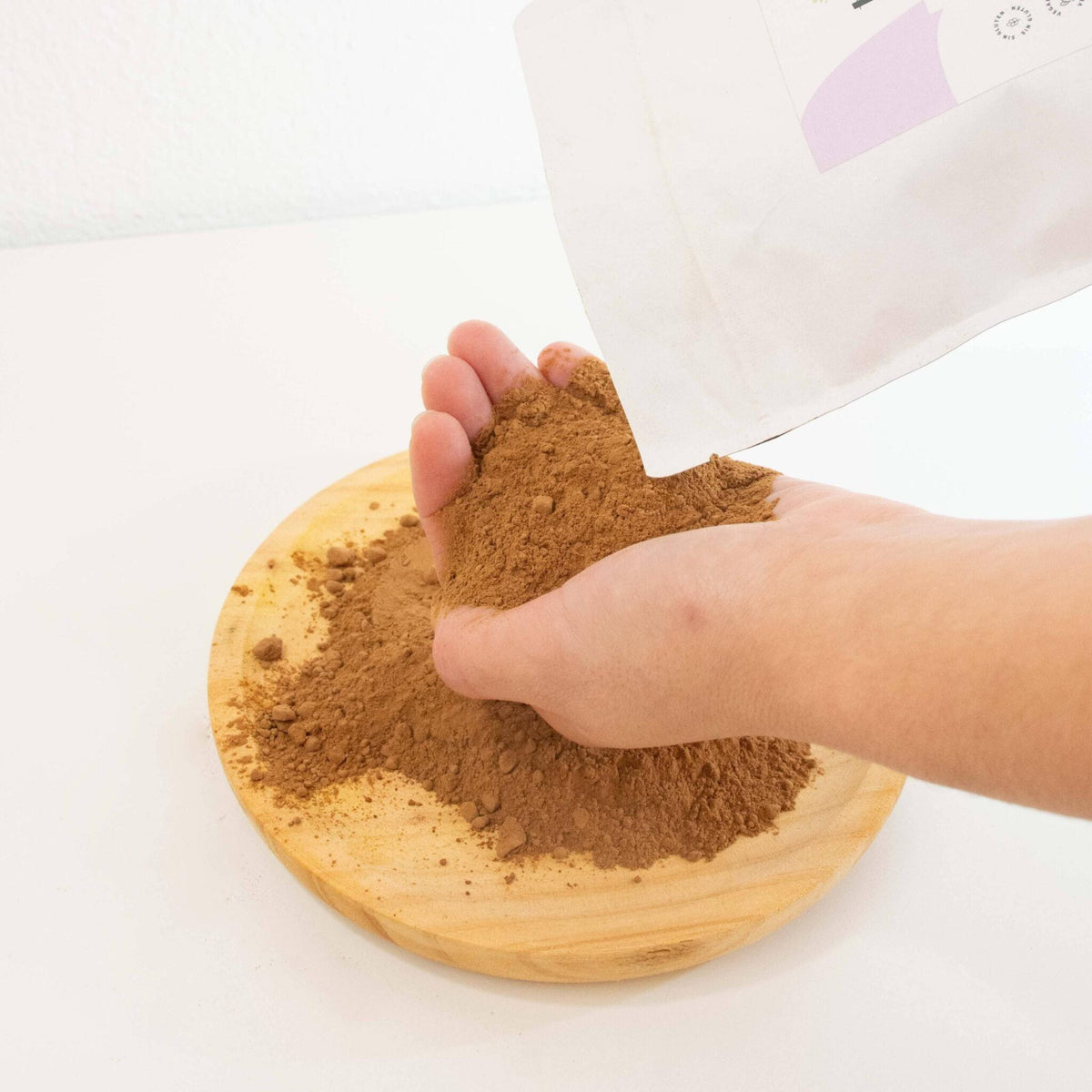 Harina de algarroba ecológica, sustituto del cacao sin cafeína para repostería 150 g_3