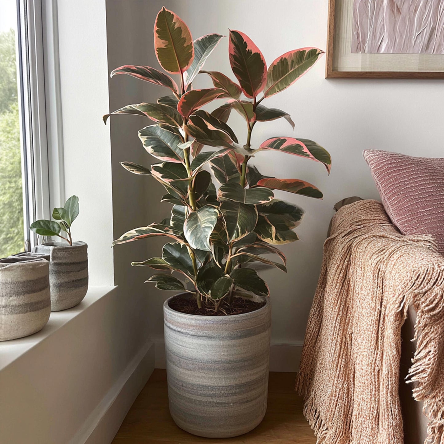Higuera Cauchera - Ficus Elastica 'belize' - Altura 75-100cm - ⌀24cm_4