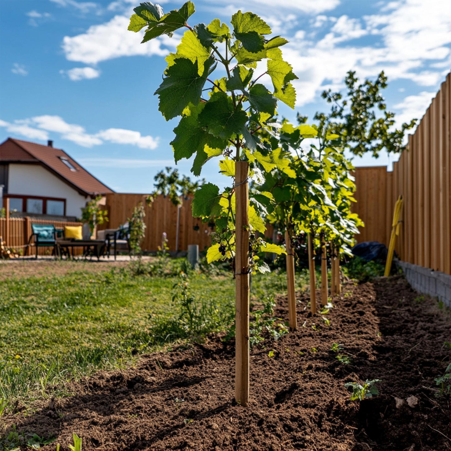 La Vid - 3 Pzs - Vitis Vinifera 'chardonnay' - Altura 25-40cm - ⌀9cm_4