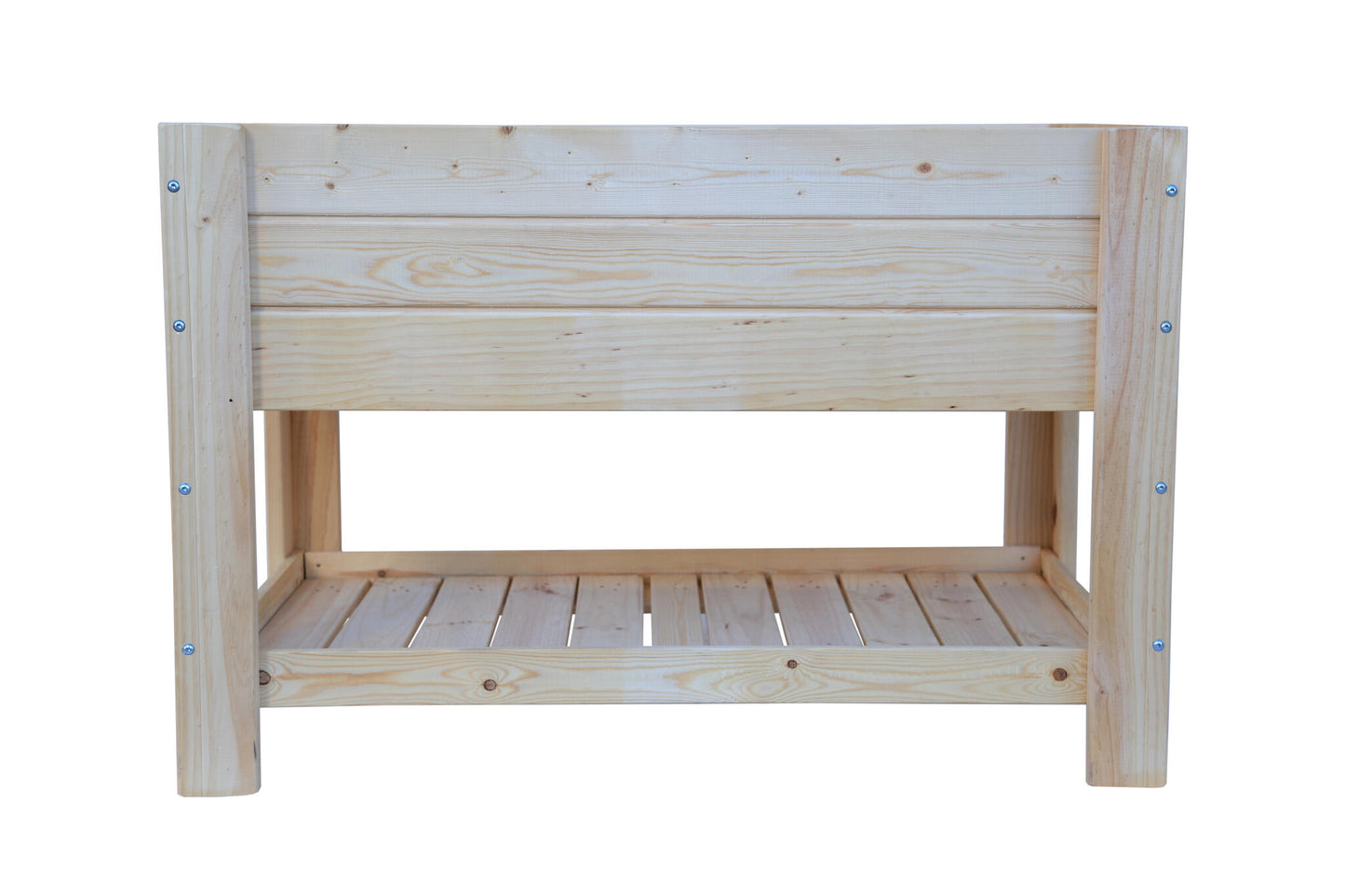 Mesa De Cultivo el Sotillo De Madera Natural 118,5 X 64,5 X 79,5 Cm 180l + Bolsa Geotextil_2