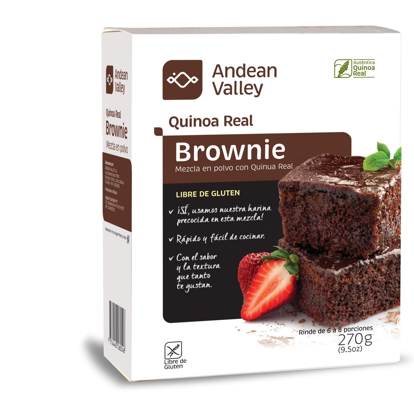 Mezcla En Polvo Para Brownies De Quinua Real_0