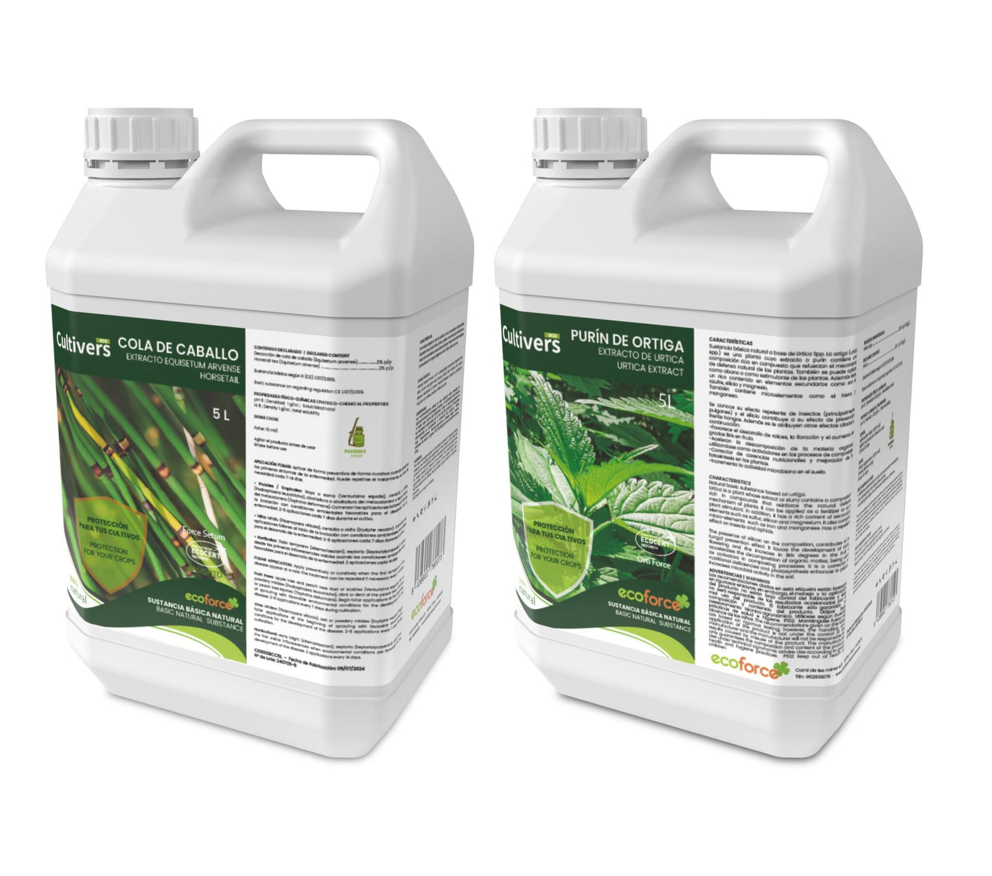 Pack Cola De Caballo Y Purín De Ortiga Cultivers 1 L_1