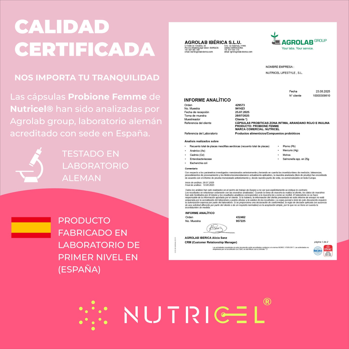 Probione Femme® - Probióticos Vaginales 10 Cepas Especificas + 100 Billones Ufc_5