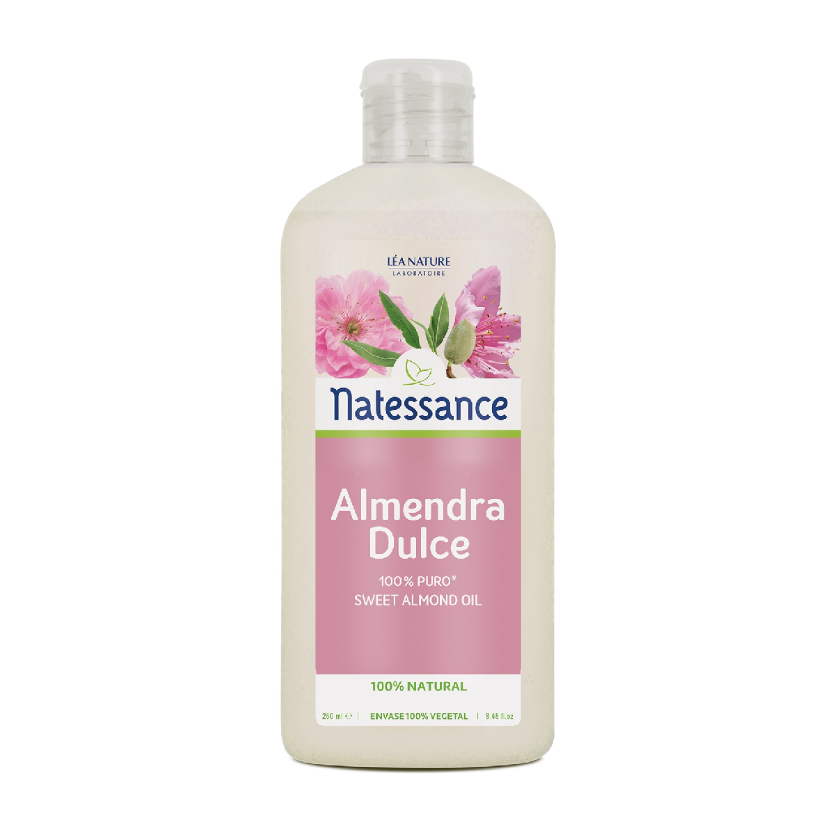 Óleo de amêndoas doces 100% puro, Natessance, 250 ml