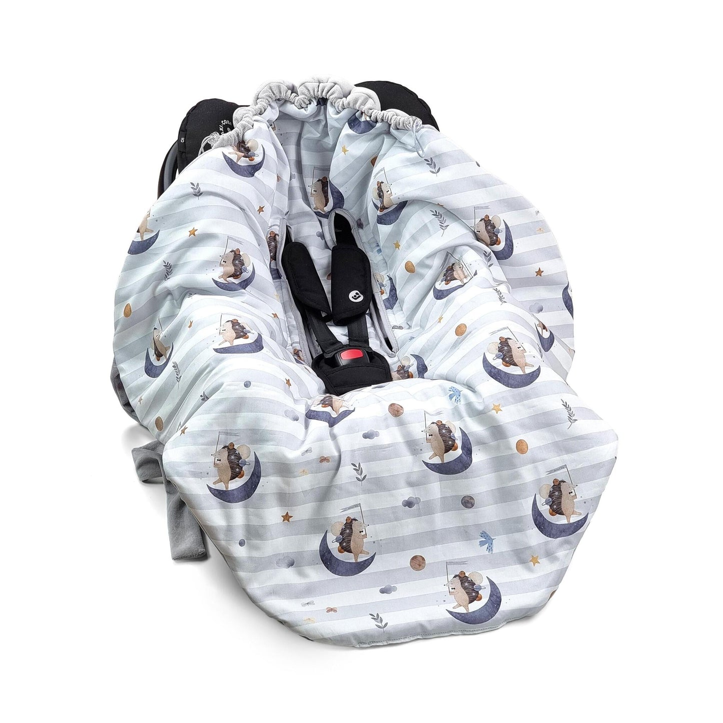 Saco Portabebé Inivero Algodón-velour Unviersal Tropic Fun_5