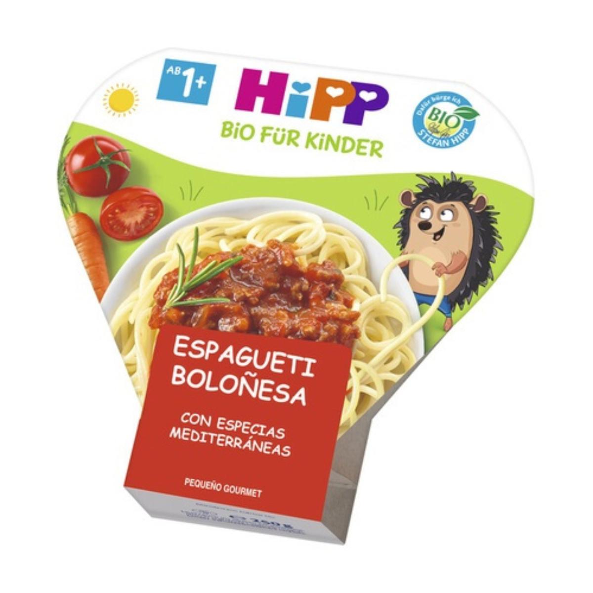 HIPP Esparguete à Bolonhesa com Especiarias Mediterrânicas 250 g.