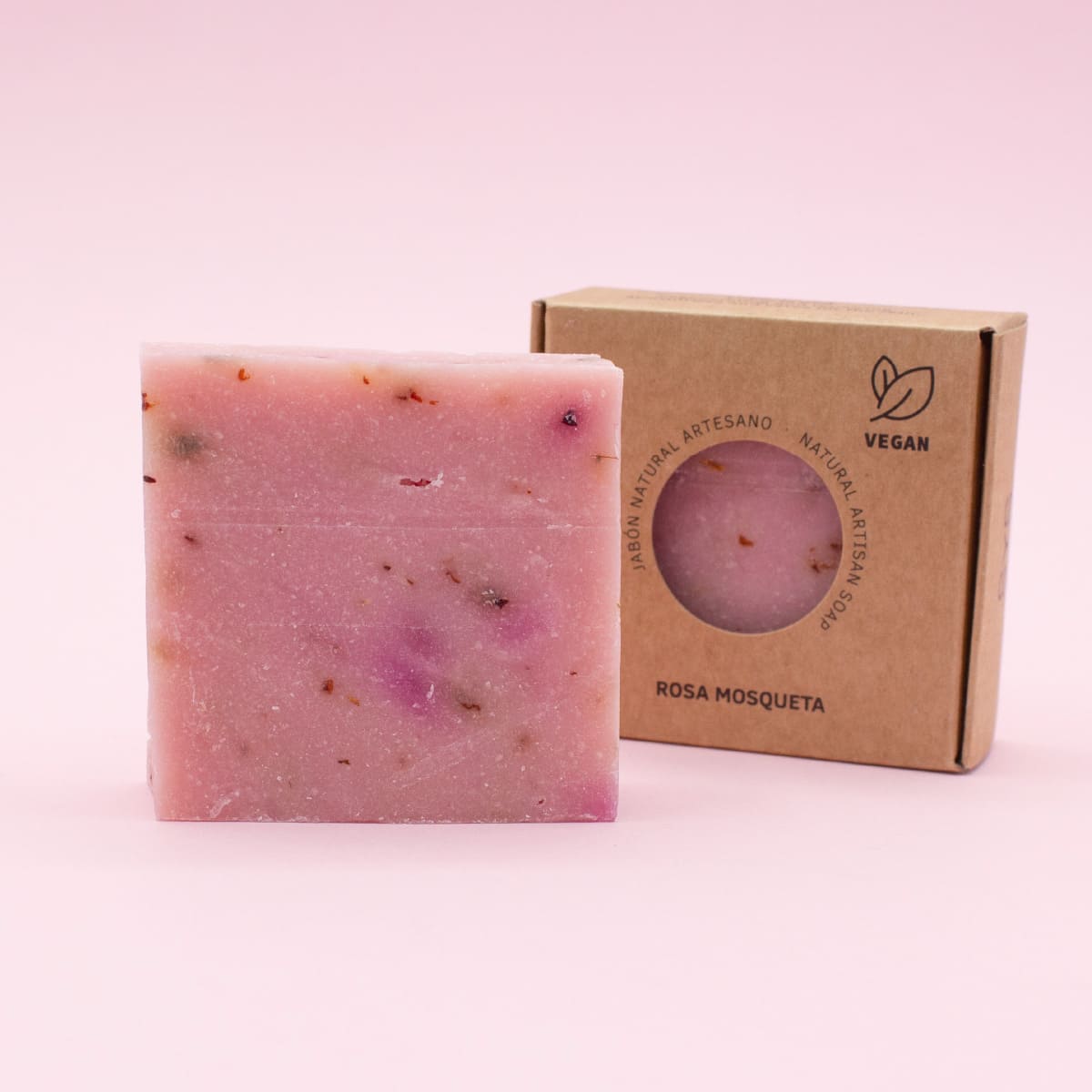 Jabón Natural Artesano de Rosa Mosqueta Labnatur 100 g | Regenera y Suaviza | Piel con Marcas | Vegano_3
