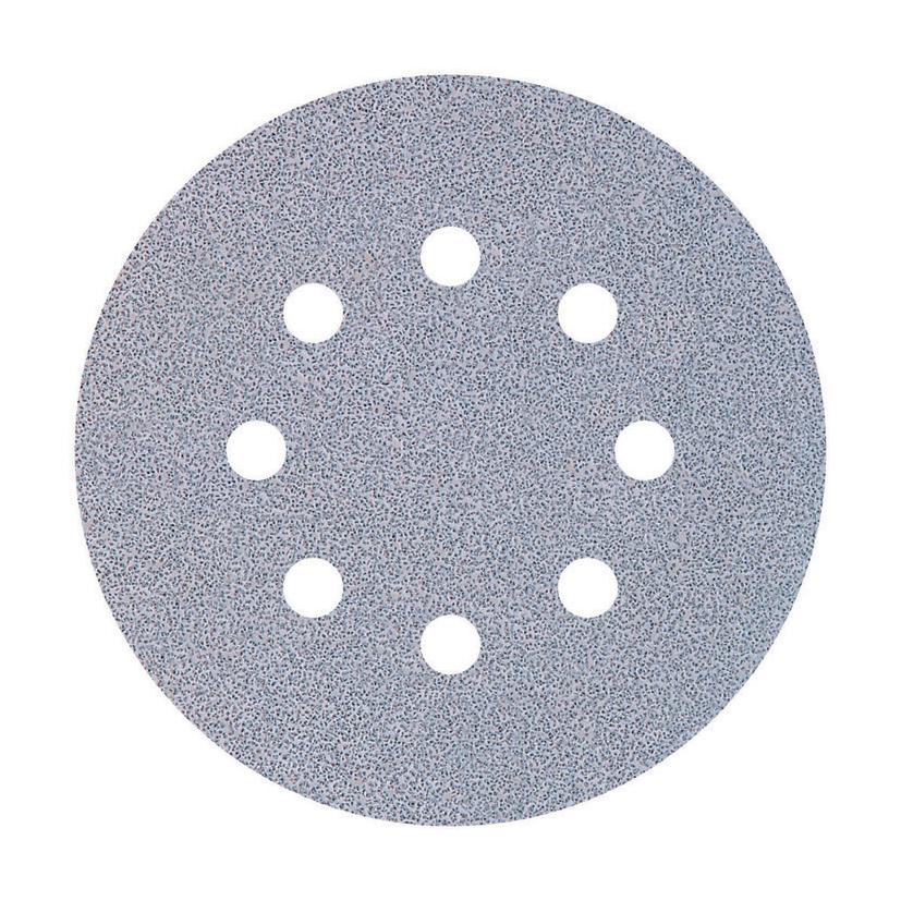 5 discos adhesivos de lijar para lijadoras excéntricas Ø 125 mm Wolfcraft Grano 40
