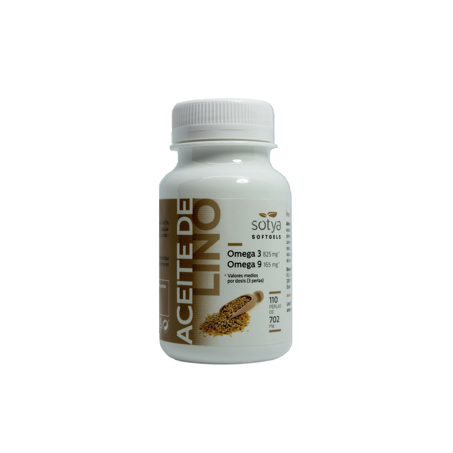 Óleo de Linhaça Sotya 702 Mg 110 Pérolas