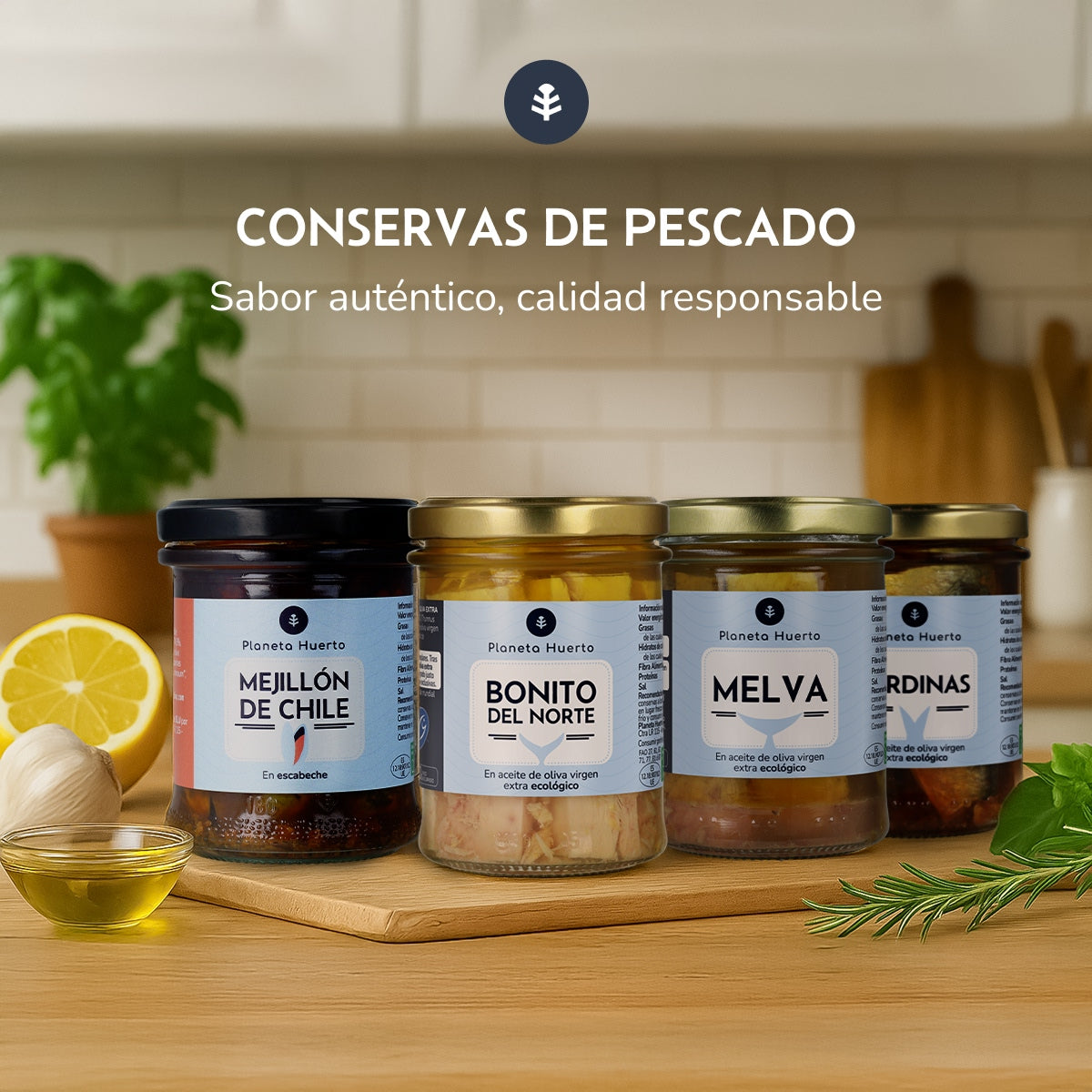 Pack 12x Mackerel in Organic Olive Oil Planeta Huerto 190 g