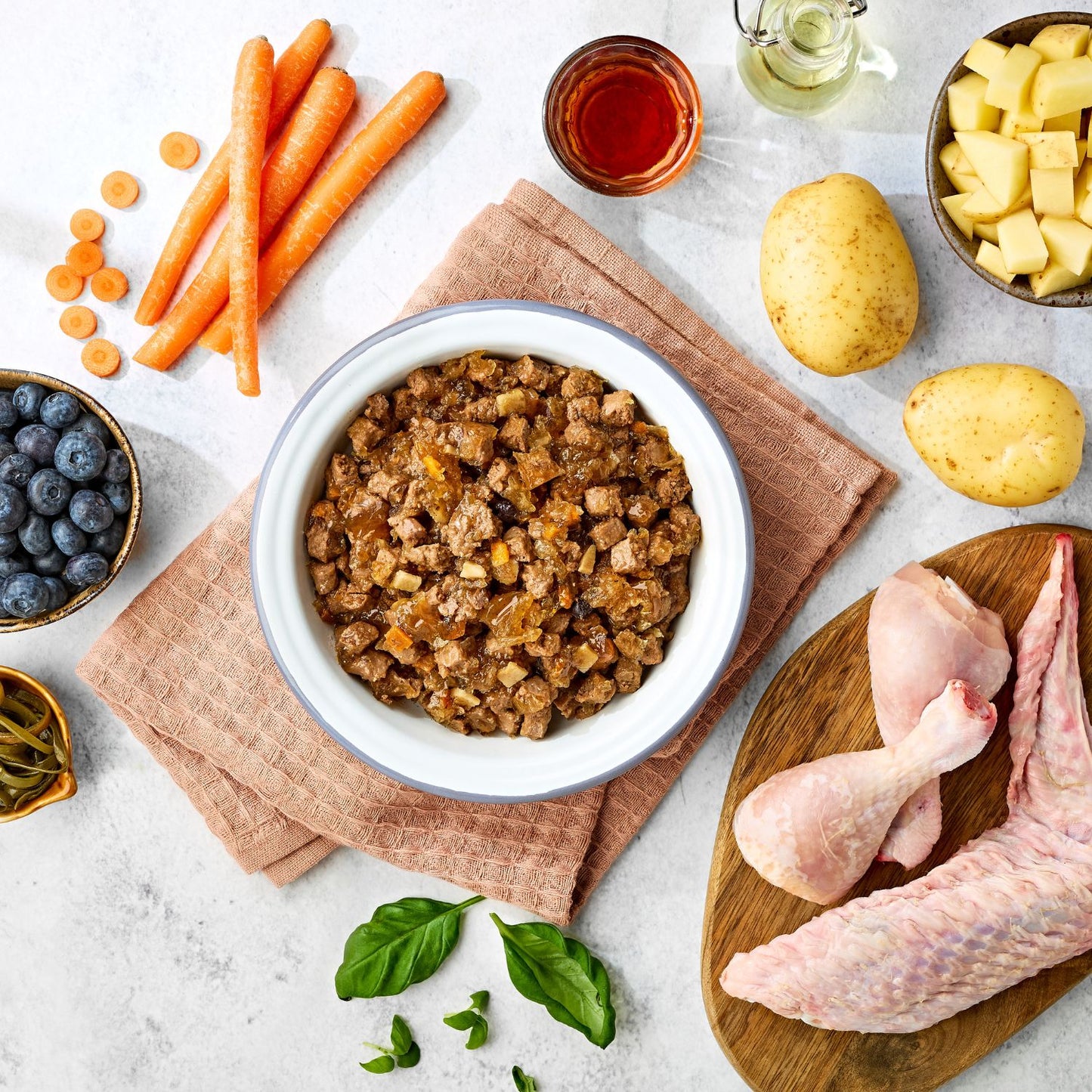 Naturo Comida Humeda Perro Sin Gluten De Pavo Y Pollo En Gelatina 390g X 12 Latas_1