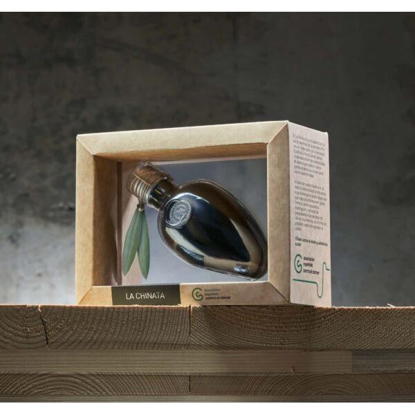 Garrafa de vidro de azeitona solidária AOVE La Chinata 250ml