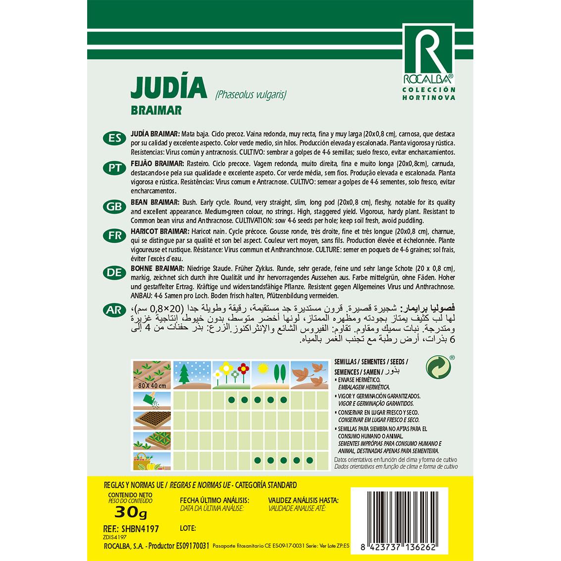 Sementes de feijão Braimar