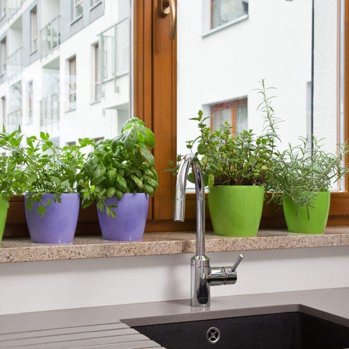 Macetero Magnolia 250 Verde Claro