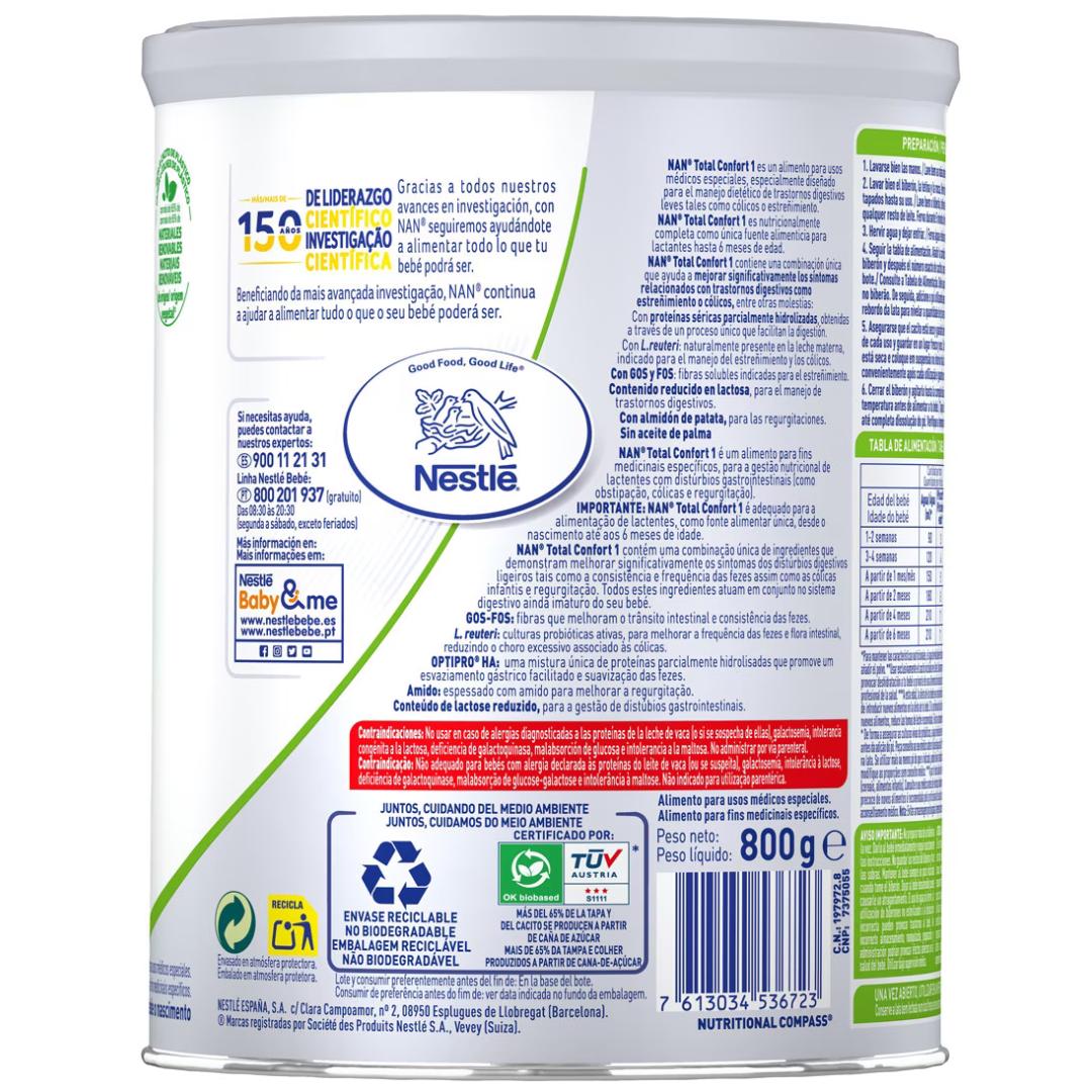 Nan Expertpro Conforto Total 1 Nestlé 800 g