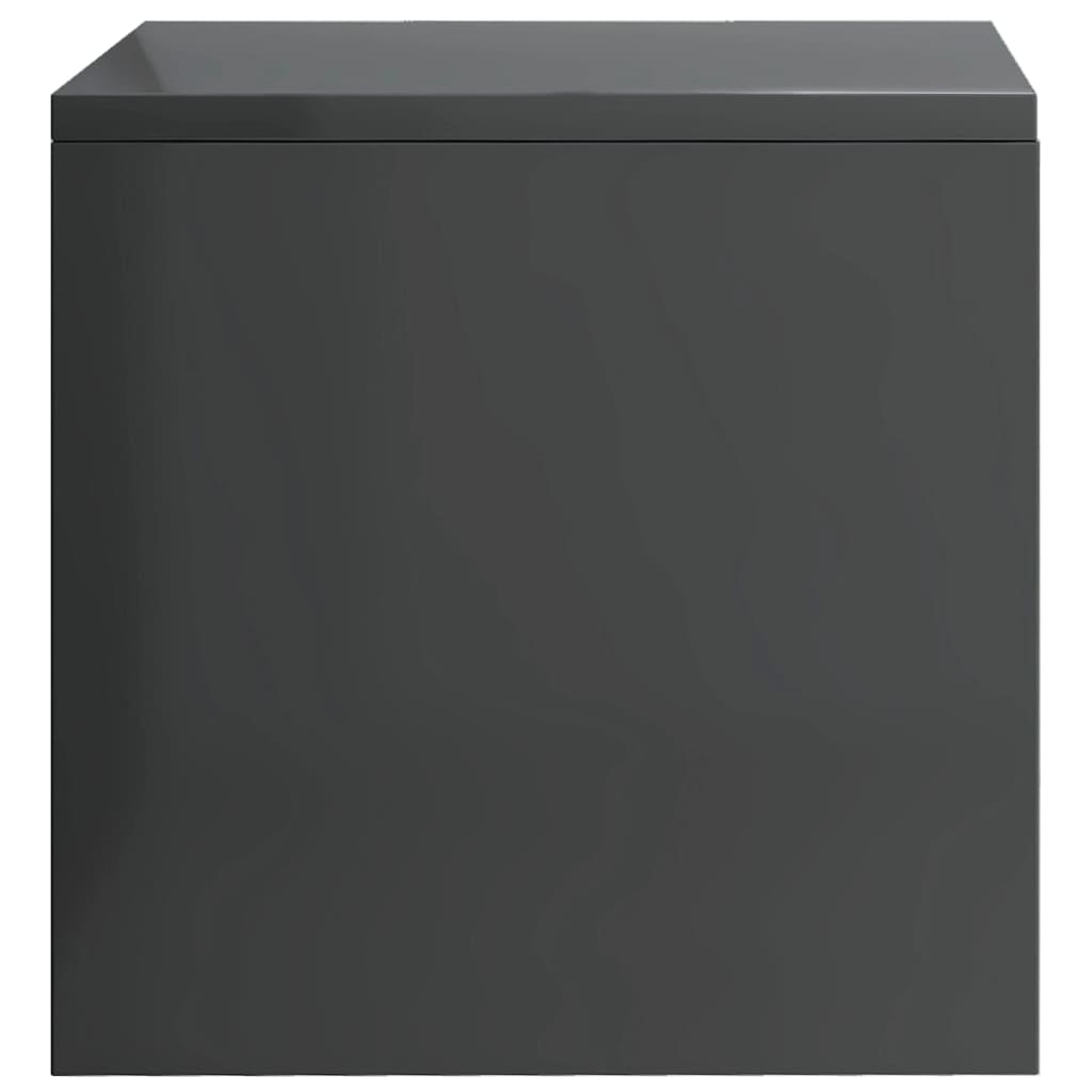 Mesitas De Noche 2 Uds Madera Gris Brillo 40x30x40 Cm_4