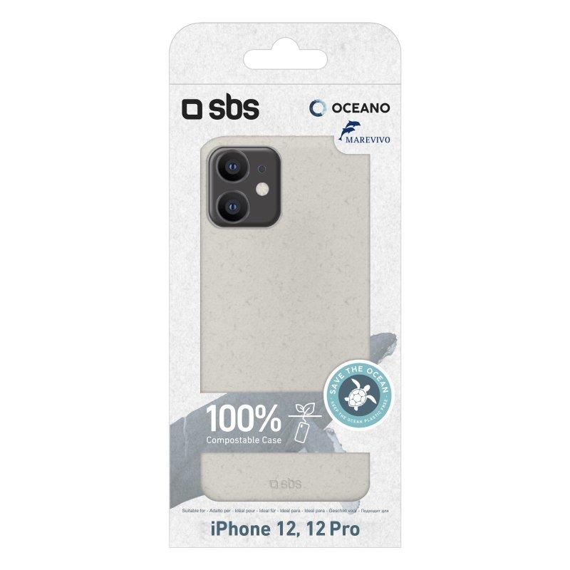 Capa ecológica para iPhone12 / iPhone 12 Pro, branca SBS